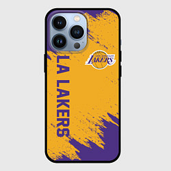 Чехол для iPhone 13 Pro LA LAKERS, цвет: 3D-черный