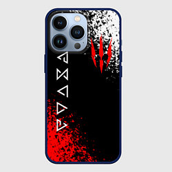 Чехол для iPhone 13 Pro THE WITCHER, цвет: 3D-тёмно-синий