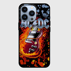 Чехол для iPhone 13 Pro ACDC, цвет: 3D-черный