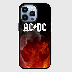 Чехол для iPhone 13 Pro AC DC, цвет: 3D-черный