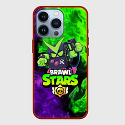 Чехол для iPhone 13 Pro BRAWL STARS VIRUS 8-BIT, цвет: 3D-красный