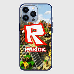 Чехол для iPhone 13 Pro ROBLOX, цвет: 3D-тёмно-синий