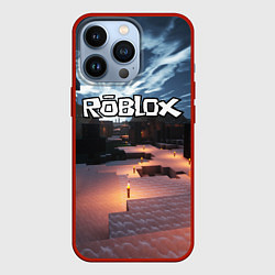 Чехол для iPhone 13 Pro ROBLOX, цвет: 3D-красный