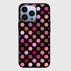 Чехол для iPhone 13 Pro Горох, цвет: 3D-черный
