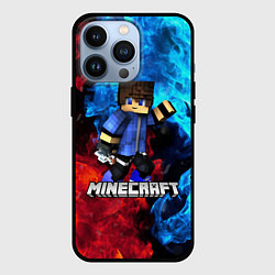 Чехол для iPhone 13 Pro Minecraft Майнкрафт, цвет: 3D-черный