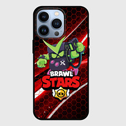 Чехол для iPhone 13 Pro BRAWL STARS VIRUS 8-BIT, цвет: 3D-черный