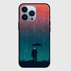 Чехол для iPhone 13 Pro Космический Дождь, цвет: 3D-черный
