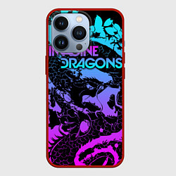 Чехол для iPhone 13 Pro Imagine Dragons, цвет: 3D-красный