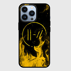 Чехол для iPhone 13 Pro TWENTY ONE PILOTS, цвет: 3D-черный