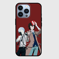 Чехол для iPhone 13 Pro Atsushi Nakajima & Osamu Dazai, цвет: 3D-черный