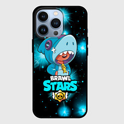 Чехол для iPhone 13 Pro Brawl stars leon shark, цвет: 3D-черный