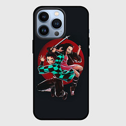 Чехол для iPhone 13 Pro KIMETSU NO YAIBA, цвет: 3D-черный