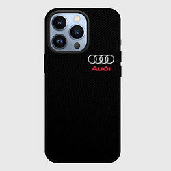 Чехол для iPhone 13 Pro AUDI, цвет: 3D-черный