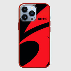 Чехол для iPhone 13 Pro Fortnite, цвет: 3D-красный