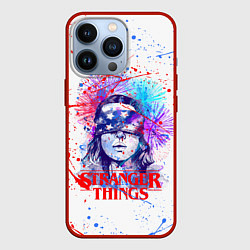 Чехол для iPhone 13 Pro STRANGER THINGS, цвет: 3D-красный