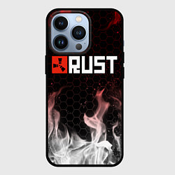 Чехол для iPhone 13 Pro RUST, цвет: 3D-черный