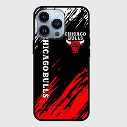 Чехол для iPhone 13 Pro CHICAGO BULLS, цвет: 3D-черный