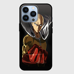 Чехол для iPhone 13 Pro One Punch Man, цвет: 3D-черный