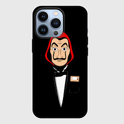 Чехол для iPhone 13 Pro Бумажный Дом, цвет: 3D-черный