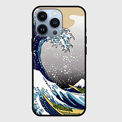 Чехол для iPhone 13 Pro The great wave off kanagawa, цвет: 3D-черный