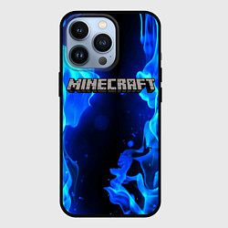 Чехол для iPhone 13 Pro MINECRAFT, цвет: 3D-черный