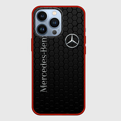 Чехол для iPhone 13 Pro MERCEDES-BENZ, цвет: 3D-красный