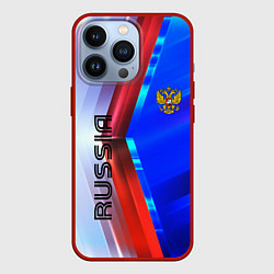 Чехол для iPhone 13 Pro RUSSIA SPORT, цвет: 3D-красный