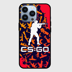 Чехол для iPhone 13 Pro CS GO КС ГО, цвет: 3D-черный