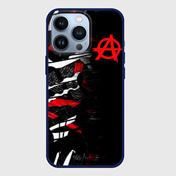 Чехол для iPhone 13 Pro Анархия, цвет: 3D-тёмно-синий
