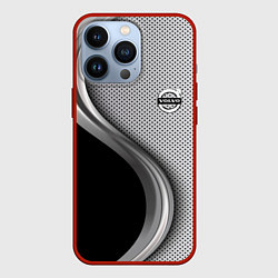 Чехол для iPhone 13 Pro VOLVO, цвет: 3D-красный