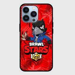 Чехол для iPhone 13 Pro BRAWL STARS CROW ВОРОН, цвет: 3D-черный