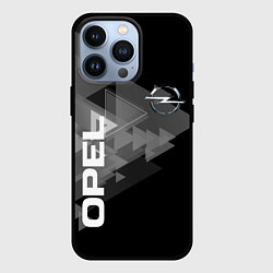 Чехол для iPhone 13 Pro OPEL, цвет: 3D-черный