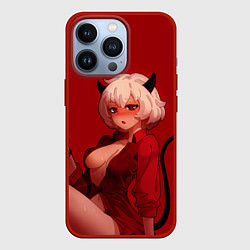 Чехол для iPhone 13 Pro HELLTAKER, цвет: 3D-красный