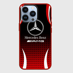 Чехол для iPhone 13 Pro Mercedes-Benz, цвет: 3D-красный