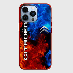 Чехол для iPhone 13 Pro CITROEN, цвет: 3D-красный