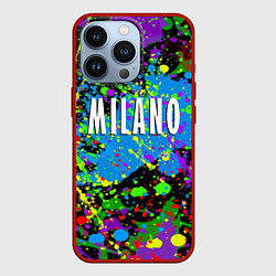 Чехол для iPhone 13 Pro Milano - abstraction - Italy, цвет: 3D-красный