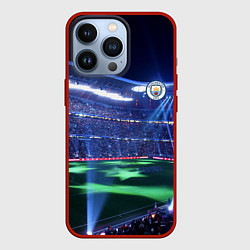 Чехол для iPhone 13 Pro FC MANCHESTER CITY, цвет: 3D-красный