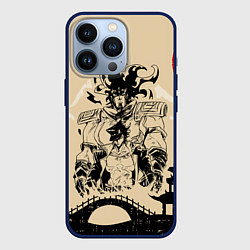 Чехол для iPhone 13 Pro JoJo Bizarre Adventure, цвет: 3D-тёмно-синий