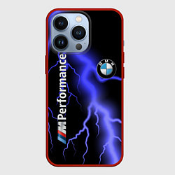Чехол для iPhone 13 Pro BMW, цвет: 3D-красный