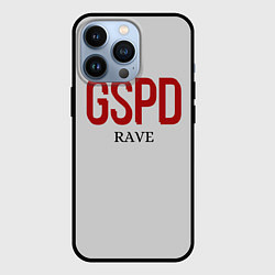 Чехол для iPhone 13 Pro GSPD rave, цвет: 3D-черный