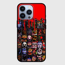 Чехол для iPhone 13 Pro Five Nights At Freddys, цвет: 3D-черный