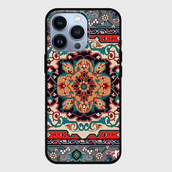 Чехол для iPhone 13 Pro Текстура ковра, цвет: 3D-черный