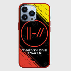 Чехол для iPhone 13 Pro TWENTY ONE PILOTS 21 PILOTS, цвет: 3D-красный