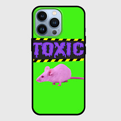 Чехол для iPhone 13 Pro Toxic, цвет: 3D-черный