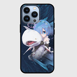 Чехол для iPhone 13 Pro Re: Zero Жизнь с нуля, цвет: 3D-черный