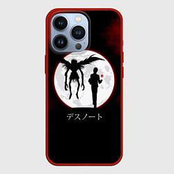 Чехол для iPhone 13 Pro Death Note, цвет: 3D-красный