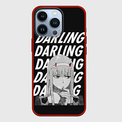 Чехол для iPhone 13 Pro ZeroTwo Darling in the Franx, цвет: 3D-красный