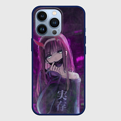 Чехол для iPhone 13 Pro Zero Two in mask, цвет: 3D-тёмно-синий