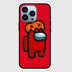 Чехол для iPhone 13 Pro HALLOWEEN IS AMONG US, цвет: 3D-черный