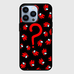 Чехол для iPhone 13 Pro Among us, Who?, цвет: 3D-черный